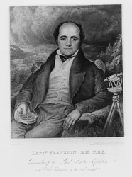 Porträt von Kapitän John Franklin (1786-1847), graviert von Frederick Christian Lewis (1779-56) 1824